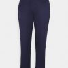 Pantalons Anna Field WASHED Bleu Foncé Femme | QLG-9375590